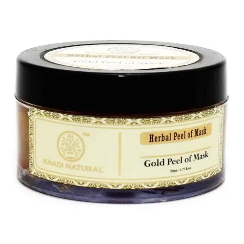Маска для лица «Золотое Очищение» Кхади (Gold Peel off Mask Khadi) 50 г