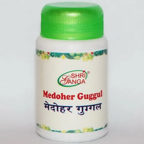 Медохар Гуггулу Шри Ганга (Medoher Guggul Shri Ganga) 100 г (примерно 300 табл. / 333 мг)