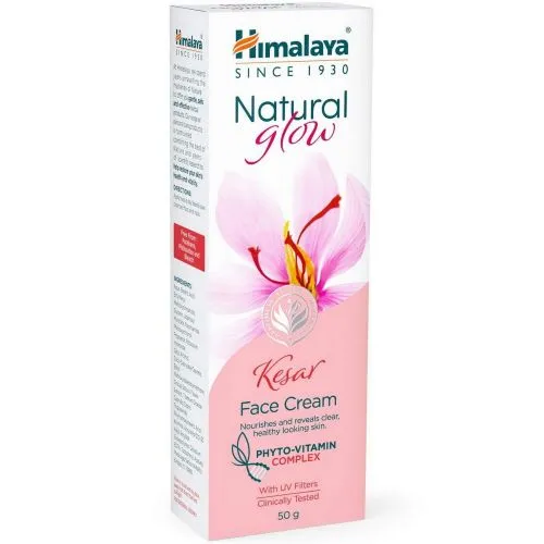 Отбеливающий крем для лица и шеи Хималая (Natural Glow Kesar Face Cream Himalaya) 25 г