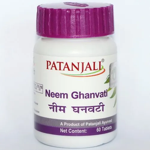 Ним Гхан Вати Патанджали (Neem Ghan Vati Patanjali) 60 табл. / 500 мг