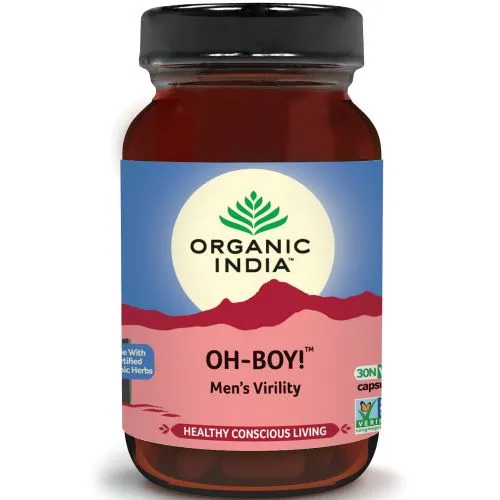О Бой «О, парень!» Органик Индия (Oh-Boy! Organic India) 30 капс. / 350 мг