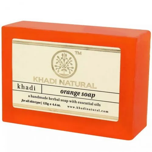 Мыло «Апельсин» Кхади (Orange Soap Khadi) 125 г