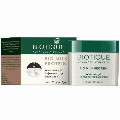 Отбеливающая и омолаживающая маска для лица Био Молочный Протеин Биотик (Bio Milk Protein Face Pack Biotique) 50 г