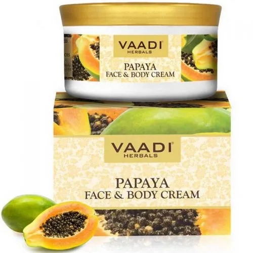 Крем для лица и тела с папайя Ваади (Papaya Face & Body Cream Vaadi) 150 г
