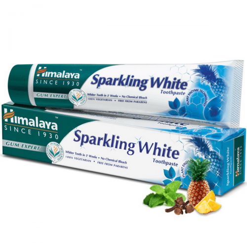 Паста для отбеливания зубов Хималая (Sparkling White Toothpaste Himalaya) 80 г