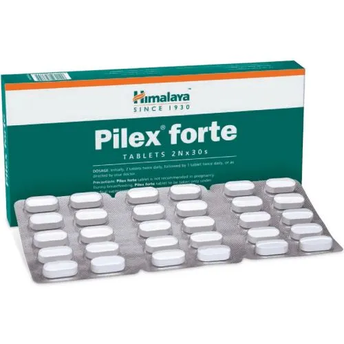 Пайлекс Форте Хималая (Pilex Forte Tab Himalaya) 60 табл. / 804 мг