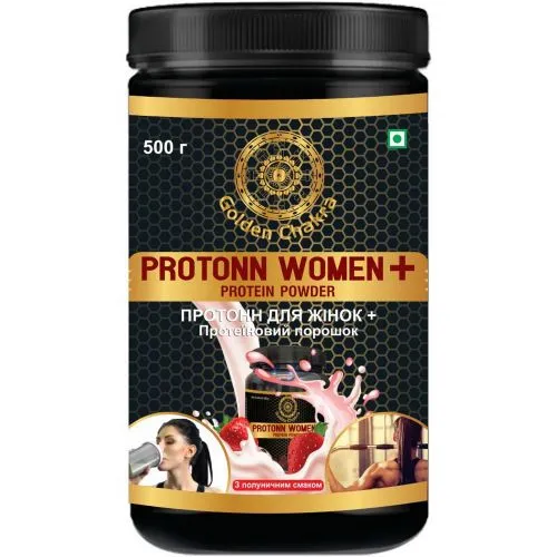 Протонн для женщин протеиновый порошок Голден Чакра (Protonn Women+ Protein Powder Golden Chakra) 500 г