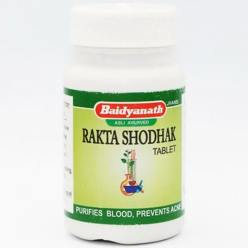 Ракта Шодхак Байдьянатх (Rakta Shodhak Baidyanath) 50 табл. / 500 мг