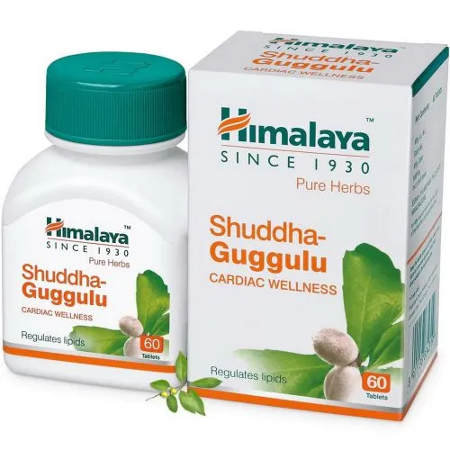 Шудха Гуггулу Хималая (Shuddha Guggulu Himalaya) 60 табл. / 250 мг (экстракт)