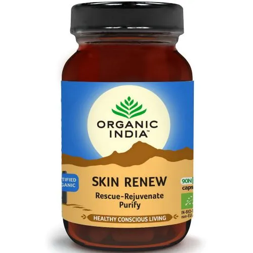 Скин Ренью «Обновление кожи» Органик Индия (Skin Renew Organic India) 90 капс. / 400 мг