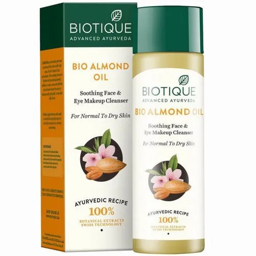 Средство для очистки лица и снятия макияжа Био Миндаль Биотик (Bio Almond Makeup Cleanser Biotique) 120 мл