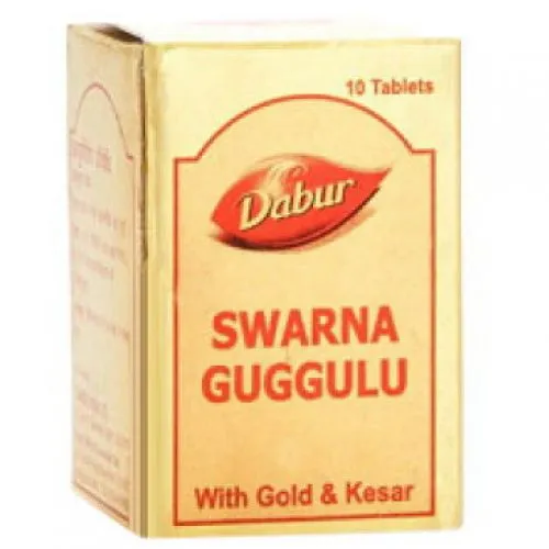 Сварна Гуггулу Дабур (Swarna Guggul Dabur) 10 табл. / 125 мг
