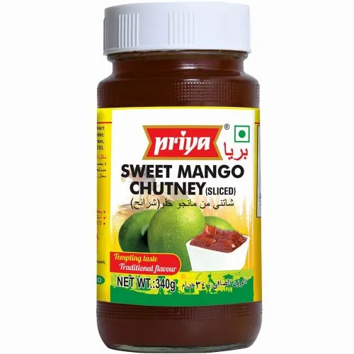 Манго чатни сладкое (нарезанное) Прия (Sweet Mango Chutney (Sliced) Priya) 340 г