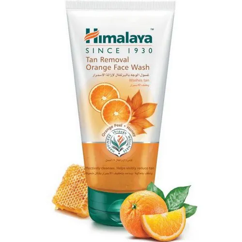 Средство для умывания лица для удаления загара Апельсин Хималая (Tan Removal Orange Face Wash Himalaya) 150 мл