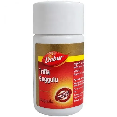 Трифала Гуггул Дабур (Trifla Guggulu Dabur) 40 табл. / 450 мг