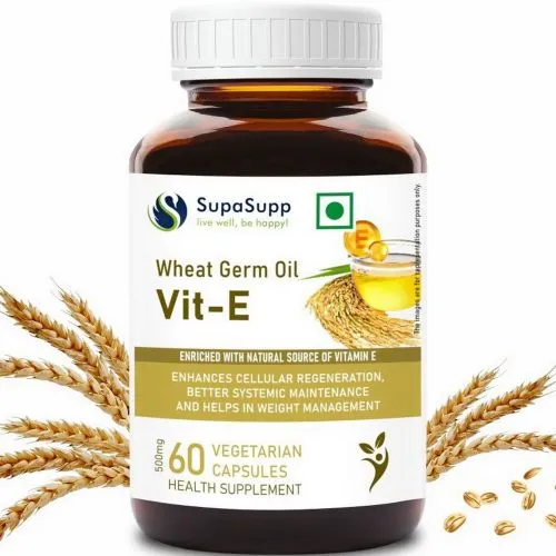 Зародыши пшеницы масло Шри Шри Татва (Wheat Germ Veg Oil Sri Sri Tattva) 60 капс. / 500 мг