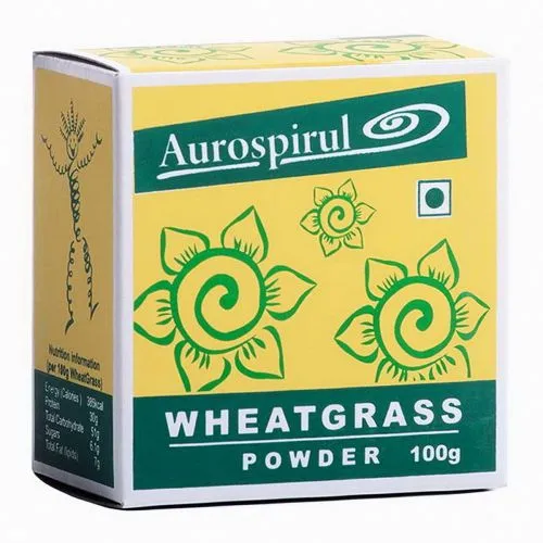 Ростки пшеницы порошок Аюроспирул (Wheat Grass Powder Aurospirul) 100 г