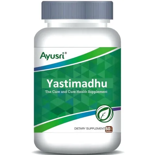Солодка Аюсри (Yastimadhu Ayusri) 60 капс. / 495 мг