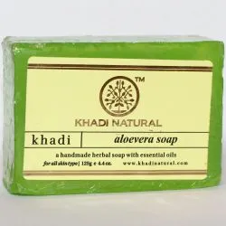 Мыло «Алоэ вера» Кхади (Aloe vera Soap Khadi) 125 г 0