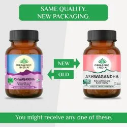 Ашваганда Органік Індія (Ashwagandha Organic India) 60 капс. / 400 мг 2
