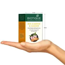 Восстанавливающая сыворотка для окрашенных и завитых волос Био Миндаль & Кешью Биотик (Bio Almond & Cashew Serum Biotique) 40 мл 0
