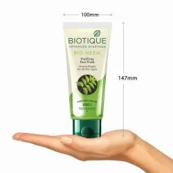 Очищающее средство для умывания лица Био Ним Биотик (Bio Neem Face Wash Biotique) 100 мл 0
