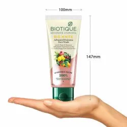 Передовое отбеливающее средство для умывания лица Био Белизна Биотик (Bio White Face Wash Biotique) 100 мл 0