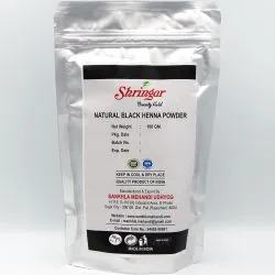 Шрингар черная растительная краска для волос (Black Henna Powder Shringar) 100 г 0