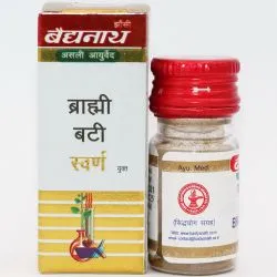 Брахми Бати с золотом Байдьянатх (Brahmi Bati With Gold Baidyanath) 10 табл. / 150 мг 1