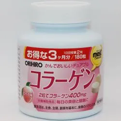 Коллаген Орихиро, вкус персика (Collagen Orihiro) 180 табл. (жевательные) 0