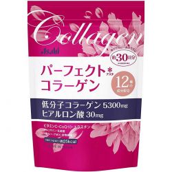 Коллаген порошок с гиалуроновой кислотой, молочнокислыми бактериями, глюкозамином и CoQ10 Асахи (Collagen Perfect Asahi) 225 г