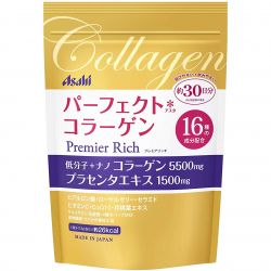 Коллаген порошок с гиалуроновой кислотой, молочнокислыми бактериями, глюкозамином и CoQ10 Асахи (Collagen Premier Rich Asahi) 228 г
