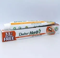 Зубная паста для защиты полости рта Гвоздика Дабур (Dabur Herbal Clove Toothpaste) 100 г 3