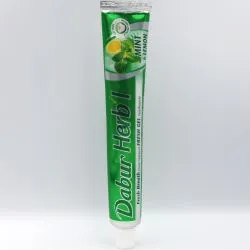 Зубной гель для свежего дыхания Мята и Лимон Дабур (Dabur Herbal Mint & Lemon Gel Toothpaste) 80 г 5