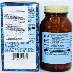 Рыбий жир, Омега-3 (EPA & DHA, Omega-3 Orihiro) 180 капс. / 461 мг (жидкое содержимое 306 мг) 1