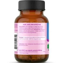 Льняное масло Органик Индия (Flaxseed Oil Organic India) 60 капс. / 500 мг 0
