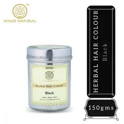 Краска для волос на основе хны черная Кхади (Herbal Hair Colour Black Khadi) 150 г 2