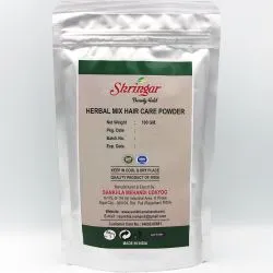 Растительная маска для ухода за волосами Шрингар (Herbal Mix Hair Care Powder Shringar) 100 г 0