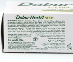 Зубная паста для ухода за деснами Ним Дабур (Herbal Neem Toothpaste Dabur) 100 г 6
