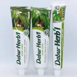 Зубная паста для ухода за деснами Ним Дабур (Herbal Neem Toothpaste Dabur) 100 г 4