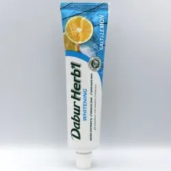 Зубная паста отбеливающая Соль и Лимон Дабур (Herbal Salt & Lemon Toothpaste Dabur) 80 г 4
