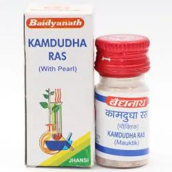 Камдудха Рас Байдьянатх (Kamdudha Ras (With Pearl) Baidyanath) 50 табл. / 125 мг 0