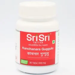 Канчнар Гуггулу Шри Шри Татва (Kanchanara Guggul Sri Sri Tattva) 30 табл. / 500 мг 1