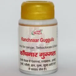 Канчнар Гуггул Шри Ганга (Kanchnaar Guggul Shri Ganga) 100 г (примерно 200 табл. / 500 мг) 0