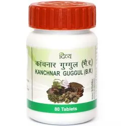 Канчнар Гуггулу Патанджали (Kanchnar Guggul Patanjali) 80 табл. / 500 мг 0