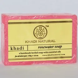 Мыло «Розовая вода» Кхади (Rose Water Soap Khadi) 125 г 0