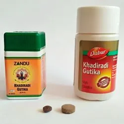 Кхадиради Гутика Дабур (Khadiradi Gutika Dabur) 40 табл. / 250 мг 4