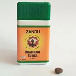 Кхадиради Гутика Занду (Khadiradi Gutika Zandu) 70 табл. / 250 мг 4