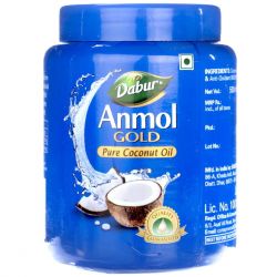 Кокосовое масло Дабур (Anmol Gold Pure Coconut Oil Dabur) 200 мл (баночка)
