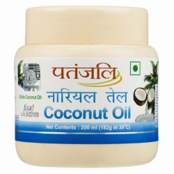 Кокосовое масло Патанджали (Coconut Oil Patanjali) 200 мл (182 г)